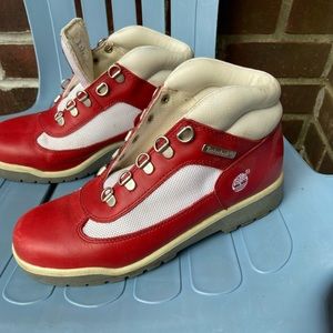 COPY - Red kids timberland boots